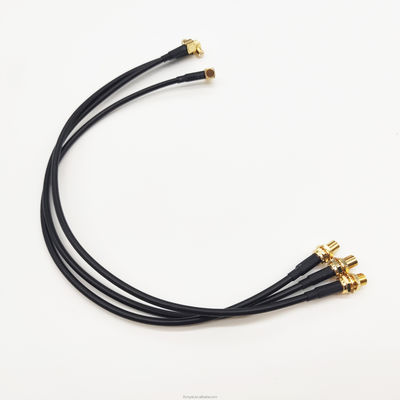 100mm RF 동축 케이블 RP SMA 여성 MMCX 케이블 연장 RG178