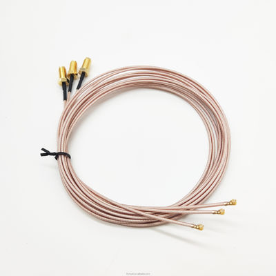 코아시얼 커스텀 RF 케이블 SMA 여성 Ipex4 Gen4 Mhf4 케이블 집합 RG178