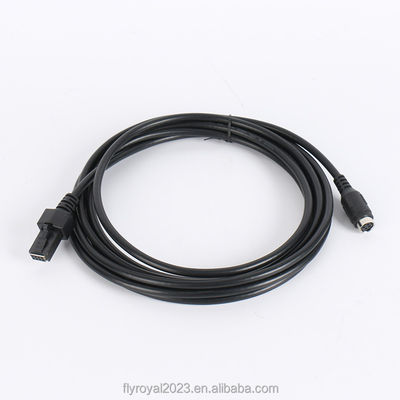 2X4P에서 4P Din USB 프린터 케이블 24V 12V 전원 USB 케이블 집합