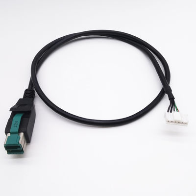 POS 장비 프린터 12V 24V 전원 USB 남성 JST 커넥터