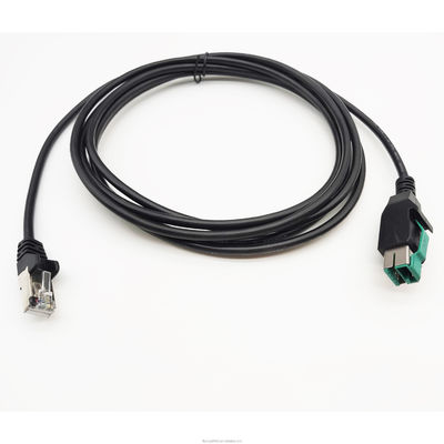 PVC TPE 24V 전원 USB 12V 케이블 남성 RJ45 6A 빠른 충전