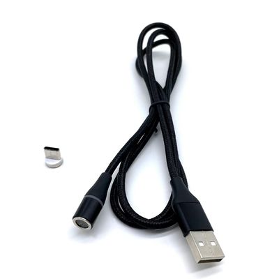 빠른 충전 5A 6A 3인1 마그네틱 USB 케이블 유연 USB C 마이크로 USB